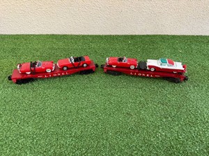 Lionel Train Cars with Cars O Scale