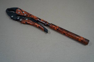 Curved Jaw Extended Handle Locking Pliers