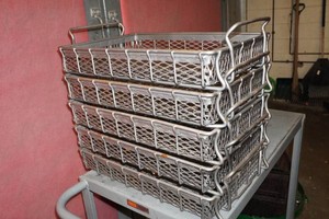 Metal Wire Mesh Parts Cleaning Bins