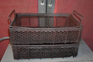 Metal Wire Mesh Parts Cleaning Bins
