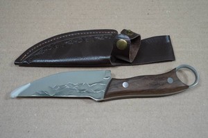 Carbon Steel Finger Hole 9 Knife