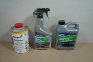 Osmo Maintenance Oil and GroutStoneTile Cleaner