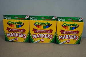 3 Sets 10-Pack Of Markers