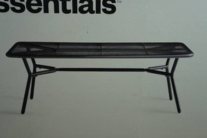 Metal Mesh Patio Coffee Table - 39.75x20x14