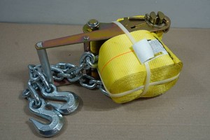 Heavy Duty Ratchet Strap with Chain