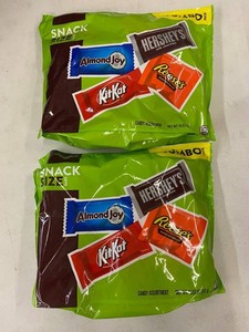 Hersheys Assorted Snack Size Candy Bags 15.57oz (Lot of 2)