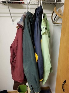Lot of Assorted Outdoor Jackets Vests L.L.Bean Marmot Field N Forest