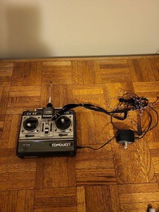 Futaba Conquest FP-T4NL AM RC Transmitter 75.430 CH 62 w Charger for Radio Controlled Toys