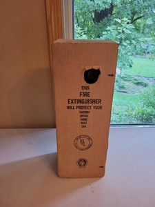 Vintage 5 lb Dry Chemical Fire Extinguisher in Original Box
