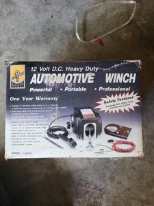 MVP 12V DC Automotive Winch Model I-9600 Boxed Portable Unit