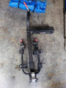 Hitch-Mount 2-Bike Rack Carrier Folding Tilt-Down Hanging Style