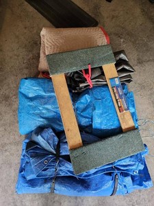MI Movers Dolly With Tarps & Moving Blanket Moving Supply Lot