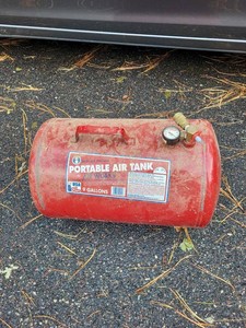 Midwest Products Air Works Portable Air Tank 9 Gallon USA Steel