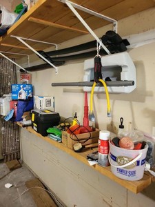 Garage Utility Lot Kenmore Organizer Toolbox Hitachi Bread Maker