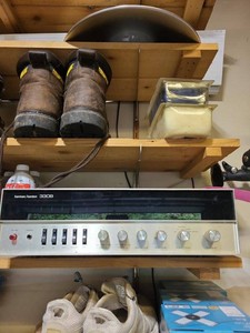Harman Kardon 330B Stereo Receiver w Pair Realistic Speakers