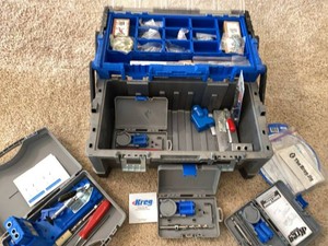 Kreg Pocket Hole Jig System in Organizer Toolbox w Accessories