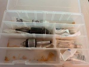 Lathe Center & Drive Center Accessory Lot w Dayton and #2 MT Parts