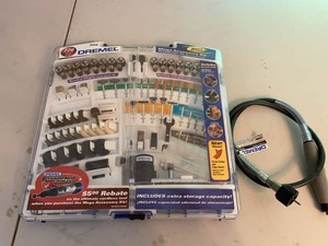 Dremel 698 Mega Accessory Kit w Flex Shaft Attachment Case