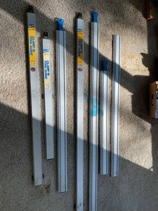 Tru-Grip Clamp-N Tool Guide Lot Aluminum Saw Guides Assorted Sizes