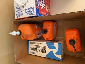 Lot of Assorted Shop Wipes & Fast Orange Hand Cleaner Dispensers