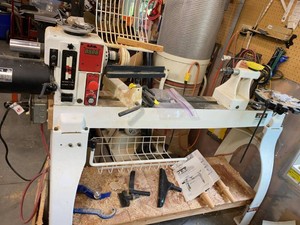 JET JWL-1642EVS 16x42 Electronic Variable Speed Wood Lathe Stand