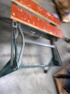 Vintage Folding Portable Workbench Clamping Vise Bench Workmate Style