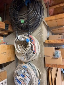 Assorted Electrical Wire & Cable Lot NM-B Romex Flex Conduit
