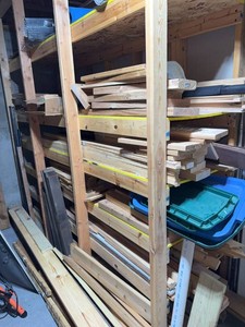 Mixed Lumber Offcuts Hardwood Softwood Boards Trim Woodworking Lot