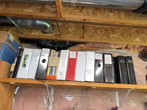 Assorted 3-Ring Binders & File Holders Home Office Storage Lot