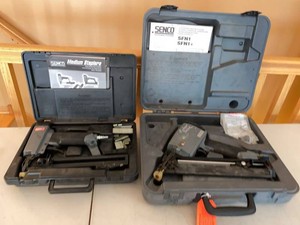 Senco Pneumatic Stapler & SFN1 Finish Nailer With Cases