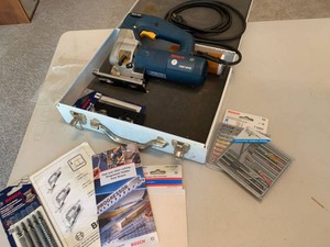 Bosch 1587AVS Top-Handle Jigsaw Kit w Case & Blade Assortments