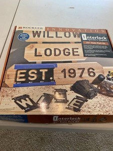 Rockler Interlock Signmakers Templates 38in State Park Kit