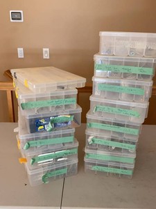 PSI Woodworking Pen Turning Supplies & Hardware Organizer Lot