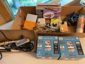 Rockler Woodworking Accessory Lot w GT-Lite LED Garage Lights