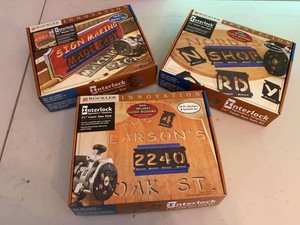Rockler Interlock Signmakers Templates Master & Comic Sans Sets