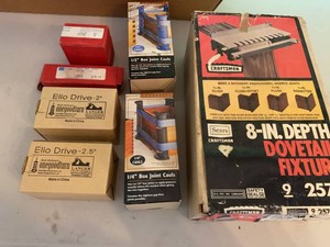 Craftsman Dovetail Fixture Rockler Box Joint Cauls Woodworking Lot
