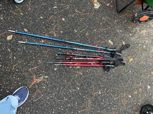 Lot of Assorted Trekking Poles Komperdell SwissGear Trekker