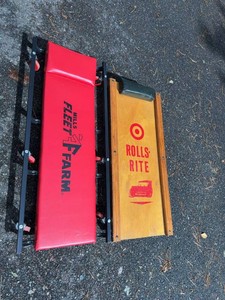Pair of Mechanic Creepers Mills Fleet Farm & Rolls-Rite Shop Seats