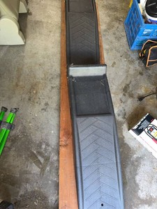 Pair of Heavy Duty Plastic Automotive Service Ramps Black Set