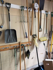 Lot of Assorted Long Handle Yard Garden Snow Tools Local Pickup