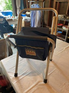 Vintage Hamms Beer Folding Camp Stool Cooler Chair Breweriana