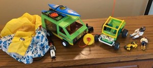 Fisher-Price Adventure People RV Buggy Figures & Accessories Lot