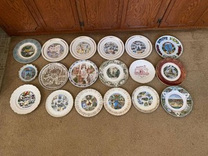 Vintage Souvenir State & Travel Collector Plates Mixed USA Lot