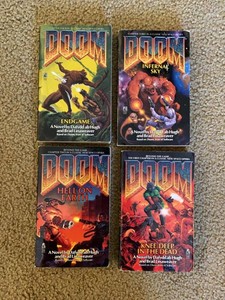 Doom Paperback Novel Set Pocket Star Sci-Fi Video Game Tie-In Books