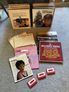 Group Vintage Vinyl LP Records & Childrens Cassette Tape Lot Mixed