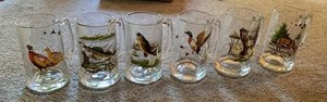 Heilemans Old Style Wildlife Collector Series Glass Beer Mugs