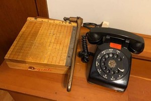 Group Vintage Stromberg Carlson Rotary Phone & Ingento Paper Cutter