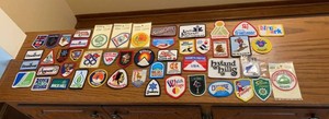 Vintage Ski Resort Souvenir Patch Group Aspen Steamboat Keystone Big Sky