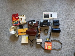 Vintage Camera Group Minolta Hi-Matic Kodak Starlet 50 Accessories