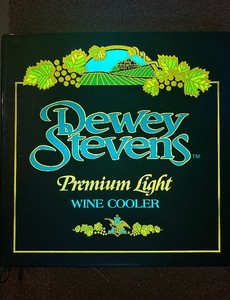 Dewey Stevens Premium Light Electric Wine Cooler Bar Display, Tested and Working, See Photos